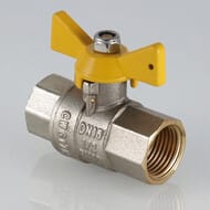 Кран шаровый для газа VALGAS 1/2"ВВ бабочка VT.277.N.04