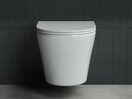 %$ Унитаз подвесной Ceramicanova Forma 480х370х330 безободковый, сиденье микролифт, крепеж CN3011