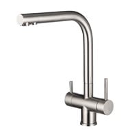 Смеситель для кухни Swedbe Selene Plus 8144 с каналом для подключения фильтра, цвет: нерж. сталь