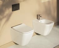 Унитаз подвесной Vitra Integra Square  545х365х400 без сиденья,антибак. покр.,гор. вып.7082B003-0075