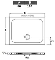 ������� ������ Azzurra Rapid (1200�800�40) �������������, ��������, ����� RAPD12008040CT