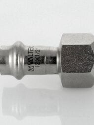 Пресс соединитель VALTEC 22х1/2"В, нерж. сталь, VTi.902.I.002204