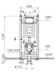 ����������� ��� ���������� ������� Vitra V12 Rapid � �������� ����� ���� ��������� 700-1873