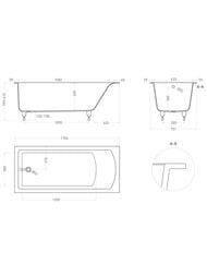 ����� ������������ Salini Cascata Kit (1706�751�600) ���.������, S-Sense, ������ ��������� 104313GF