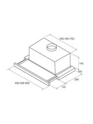 ������� JETAIR Aurora LX/CR/F/50 (498�280�180) 650 �3/�, 121 ��, �������� PRF0115175B
