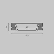 ����������� ������� ������. Maytoni Led Strip 24�6, �������, 2 �, ALM002S-2M