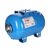 Расширительный бак для ГВС и ХВС Valtec 24л, 3/4", горизонтальный, синий VT.AO.B.060024