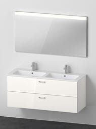 ����� ��� �������� Duravit XBase 1275x475�552 ���������, 2 �����, ����� ������� XB613001818