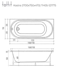   toHit Kastra (1700x750x470) , ,    . TH05-121775