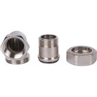 Американка STOUT 3/4"ВН, угловая, никель, уплотнение под гайкой o-ring кольцо, SFT-0057-000034