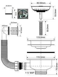 - McAlpine  -,  D-113 (),  235,  1 1/2" OF2-113SAB