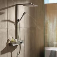 Душевая система Hansgrohe Raindance E 300 Showerpipe 600 термостат, верхний и ручн.душ,хром 27363000