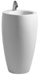Раковина Laufen ILBAGNOALESSI ONE 8.1197.2.400.104.1 (530х530х900) отверстие под смеситель, белая, LCC