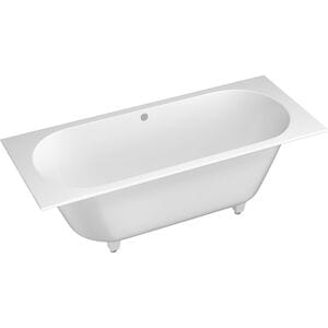 Ванна встраиваемая Salini Ornella Axis 1700х700х600 иск. камень S-Stone, белый матовый 104623M