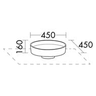 ���������� Burgbad Sys30 400�400�105 ���������, ���. ������, � ������ ��������, ����� MBA0050C0001