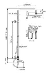 ������� ������� WasserKRAFT Elbe Thermo A288.160.078.BM ��������� � �������, ������ �������