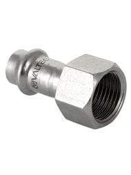 Пресс соединитель VALTEC 22х1/2"В, нерж. сталь, VTi.902.I.002204