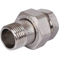 Американка STOUT 1/2"ВН, прямая, никель, уплотнение под плоскую прокладку, SFT-0045-000012 — изображение 3