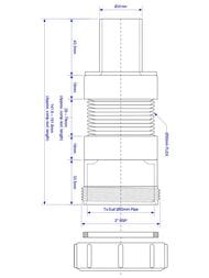 ����� ������������� McAlpine ���������� ����� 142-191��, d 50��, ���� 32��, ����� 50��, MFLEX-3250PC