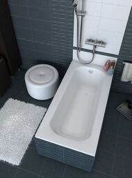 Ванна чугунная Roca CONTINENTAL 150х70 с противоскользящим покрытием 21291300R