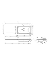 �������� ������ Estet Dallas Luxe 1400�482 ���������, 3 �����, ������ ��-00002912