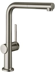 Смеситель Hansgrohe Talis M54 для кухни 270 вытяжной душ, 1jet sBox, под сталь 72809800 — миниатюра 1