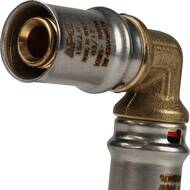 Угольник 90° STOUT 16х16 для металлопластиковых труб прессовой SFP-0009-001616