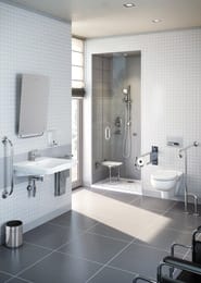 Раковина Vitra S20 600х545х165 безбарьерная, антибактериальное покрытие 5289B003-0001