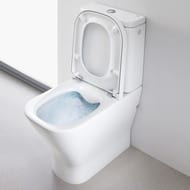 Roca GAP Clean Rim Чаша унитаза-компакта (350х600) двойной выпуск 34273700H