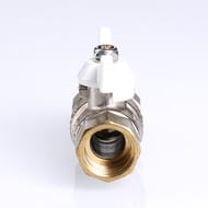 Кран с американкой 3/4"ВН VALTEC BASE белая бабочка VT.227.NW.05