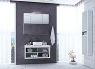 Шкафчик AQUATON Брук 1A202503BCDL0 306x230x617 подвесной, одностворчатый, дуб латте