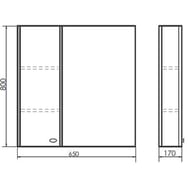 �������-���� COMFORTY �������-65 (650�800�170) ���������, ��� ���������, ����� ������ 00004148728