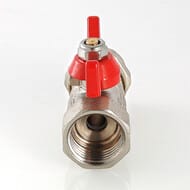 Кран шаровый 16х1/2''В VALTEC BASE под обжим, красная бабочка VT.342.N.1604
