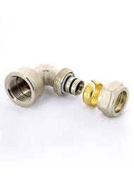 Угольник Tiemme м/пластик обжим. 26х3/4"В 1600034(1605N002605)