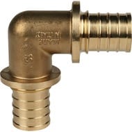 Угол STOUT 16х16мм, 90°, для сшитого полиэтилена, латунь, арт.SFA-0007-000016
