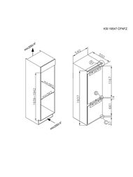 ����������� ������������ Korting KSI 19547 CFNFZ (540�1937�540) ����������., Full NoFrost, Ambilight