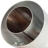 Отвод коаксиальный STOUT 45° DN60/100, п/м уплотнения и хомут в компл, SCA-6010-000045