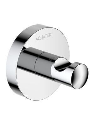 Крючок для ванной Aquatek Оберон AQ4201CR одинарный, цвет: хром