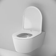 Комплект инсталляции AM.PM клавиша PrimeFit L белая+унитаз Func FlashClean с сиденьем IS90101.8F1701