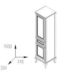 ����� Caprigo ������ bianco antico 418�1600�394 ����� 10650L-011