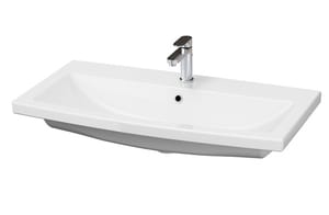 Раковина Cersanit COMO 80 (800х450х165) с одним отверстием, белая UM-COM80/1