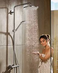 Душевая система Hansgrohe Raindance Select S 240 Showerpipe с термостатом, хром 27115000