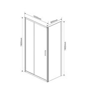 ������� ������ Vincea Garda 1500�900�1900 ������� ������, ������������� VSR-1G9015CLB