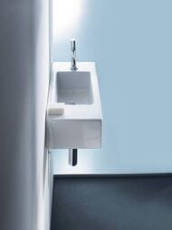Рукомойник DURAVIT VERO 500х250х150 отверстие под смеситель слева, перелив 0703500009 — изображение 2