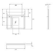 ������! IFO Grandy ������� (600�650�30) � ���������� LED RK142060000
