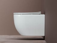 Унитаз подвесной Ceramicanova Mia 350х360х520 безободковый, сиденье микролифт, белый CN1805