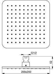 Ideal Standard IDEALRAIN CUBE M1   B0024XG 200200, ,  