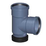 Тройник Poloplast 110х110х87,5°, трубный конец-раструб, канализационный, арт.1944