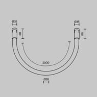 �������� ���������� Maytoni Tau (���) TR154-1-27W3K-BS Flarity 3000K 27�� 360�, IP20, ������