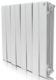 Радиатор биметаллический, 8 секций ROYAL THERMO PianoForte ВШГ:591х640х100 1512 Вт Bianco Traffico